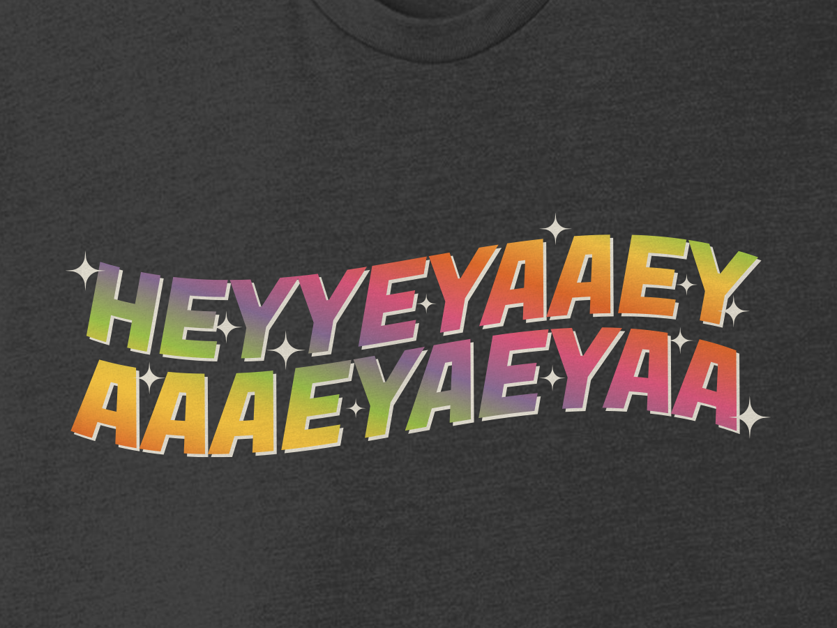 Rainbow HEYYEYAAEYAAAEYAEYAA T-Shirt